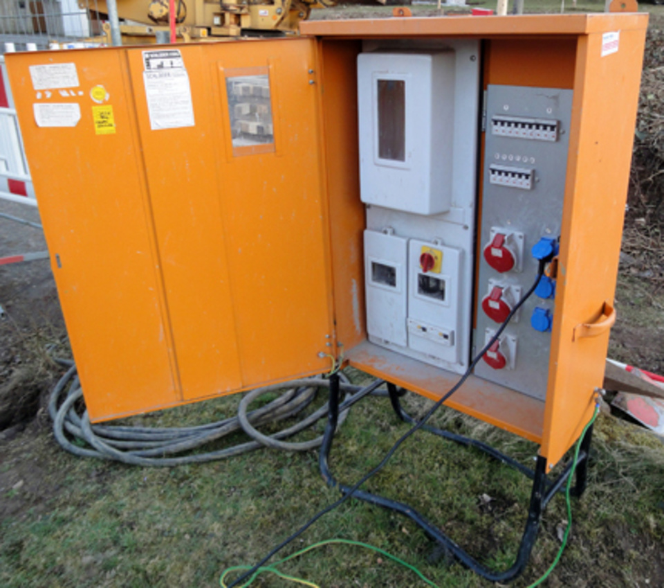 Baustromkasten bei Elektrofirma Jens Stollberg in Erfurt